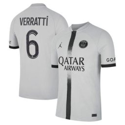 Maillot PSG Jordan Extérieur Match DRI-FIT ADV 22/23 avec flocage Verratti 6