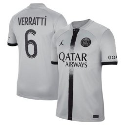 Maillot PSG Jordan Extérieur Stadium 22/23 avec flocage Verratti 6