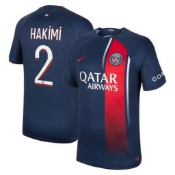 Maillot PSG Nike Domicile Stadium 23/24 avec flocage Hakimi 2