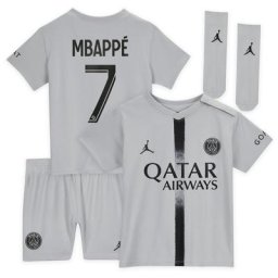 Kit PSG Jordan Extérieur Stadium 22/23 - Bébé avec flocage Mbappé 7