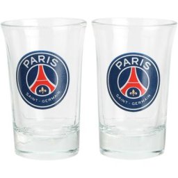 Verres à liqueur PSG - Lot de 2