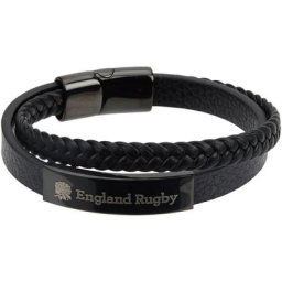 Bracelet en cuir Angleterre Rugby Wrap