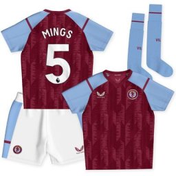 Aston Villa Castore Home Infant Kit 2023-24 avec impression Mings 5
