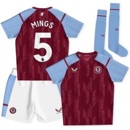Aston Villa Castore Home Infant Kit 2023-24 avec impression Mings 5