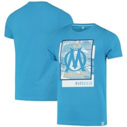 T-Shirt Olympique de Marseille Logo - Bleu - Garçon