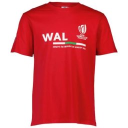 Coupe du Monde de Rugby T-Shirt Pays de Galles Coupe du Monde de Rugby 2023 - Rouge