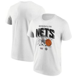 T-Shirt Brooklyn Nets Looney Tunes Bugs Bunny Graphique - Homme