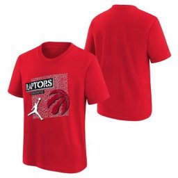 T-Shirt Toronto Raptors Jordan Déclaration Wordmark - Jeunes