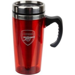 Tasse de voyage à poignée en acier inoxydable Arsenal