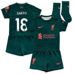 Kit Liverpool Third Stadium 22/23 - Bébé avec flocage Gakpo 18