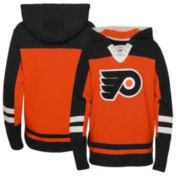 Préscolaire Orange Philadelphia Flyers Ageless Revisited Sweat à capuche à encolure en V à lacets