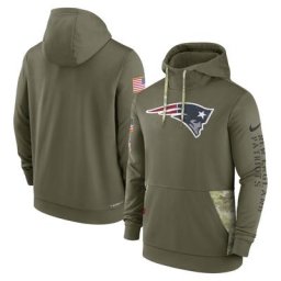Sweat Capuche New England Patriots Nike 2022 Salute To Service Therma Performance - Hommes