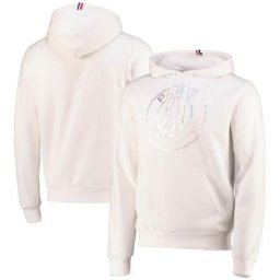 Sweat capuche PSG Big Logo - Blanc - Homme