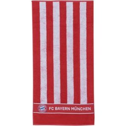Serviette de douche rayée FC Bayern