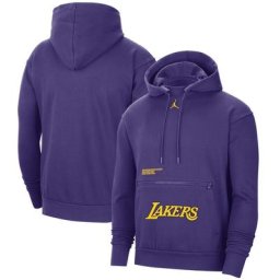 Sweat à capuche Los Angeles Lakers Jordan Statement Courtside - Violet - Homme - Homme Taille: 2XL