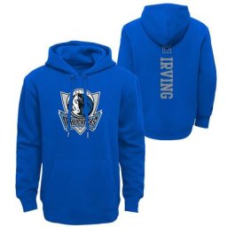 Sweat à capuche avec nom et numéro Kyrie Irving Dallas Mavericks - Bleu royal - Jeunes - Homme Taille: L
