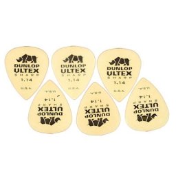 Dunlop Ultex Sharp Players Plektrum Set 1.14
