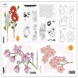 Tampon en caoutchouc de silicone transparent pour scrapbooking décor d'album photo bricolage