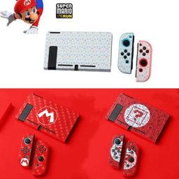Coque de protection Super Mario Cartoon pour Nintendo Switch housse de protection fendue en TPU