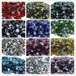 Strass de réparation thermique de haute qualité AAA ss6 ~ ss30 strass en verre Super lumineux 3D