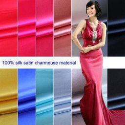 InjCharmeuse-Robe de Soirée en Satin de Mûrier Doux 100%