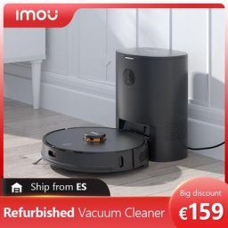 [produits reconditionnés] Imou Smart Robot Aspirateur Auto-vidange Robot Aspirateur Vadrouille