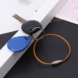 77HC – fil d'acier inoxydable pour porte-clés cordon de randonnée en plein air pour porte-clés