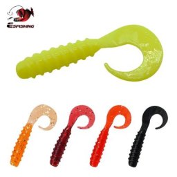 ESFISHING-Lot d'appâts artificiels en silicone pour la pêche à la carpe pack de leurres souples