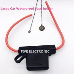 L #-Boîte d'Inspection existent avec Câble 8AWG/10AWG Grand Support de Fusible Étanche pour Voiture
