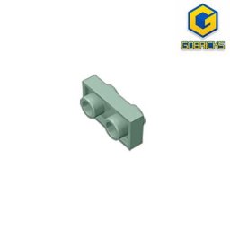 Gobricks GDS-1581 1x2 double panneau compatible enfants DIY dos décennie s de Construction Technique