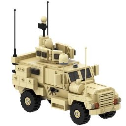 Gobricks Militaire Véhicule Série MOC-67376 4x4 MRAP Précieux Modèle Kit MOC Construction nuits dos