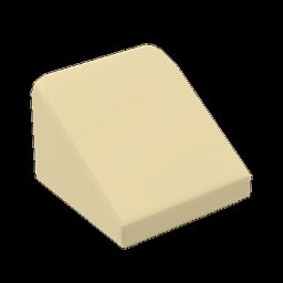 Bloc de construction en brique inclinée 10 pièces 50746 1x1x2/3 30 ° 54200 accessoire