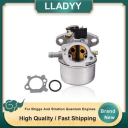 Carburateur métallique avec anneaux en caoutchouc pour moteurs Quantum Briggs et Stratton #498965
