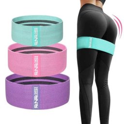 Set de bandes élastiques en caoutchouc pour le yoga le fitness le fessier les hanches