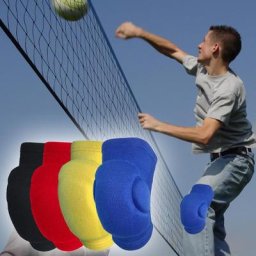 Genouillère haute élasticité 3D 1 pièce anti-écrasement Protection du genou antidérapante