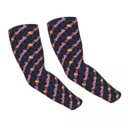 Manches de bras refroidissantes pour hommes et femmes Red Double-Bull UV Protection Sports Imaging