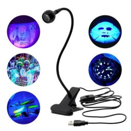Lampe de bureau LED à pince aste USB lampes de table flexibles détecteur d'argent produit