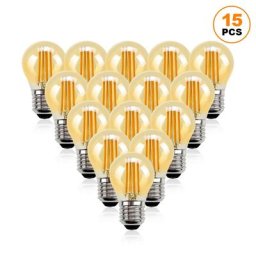 G45G 4W variable LED Globe ampoule Mini verre ambre Edison E27 2700K Vintage Led Filament ampoule
