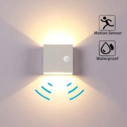 Applique Murale Extérieure avec Détecteur de Mouvement Luminaire Décoratif d'Nik Idéal pour un