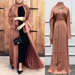 Robe Hijab pour femmes Abaya ouverte Ramadan Eid Dubaï Turquie Mubarak Arabe Islam Caftan