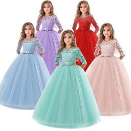 Robe de soirée longue blanche pour adolescentes tenue de cérémonie d'école formelle Costume de
