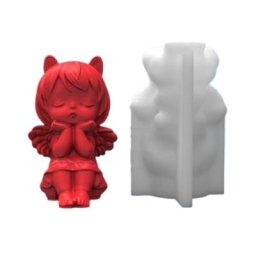 Moule d'ange 3D pour la fabrication de bougies moule à savon en Silicone mignon