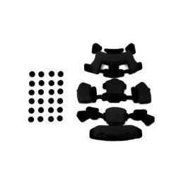 Coussin en mousse à mémoire de forme 33 pièces/ensemble pour casque de Paintball Airsoft protection