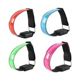 Brassard lumineux LED haute visibilité équipement de sécurité aste par USB bande de rinçage