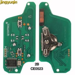 Jingyuqin-Télécommande pour clé de voiture 1 pièce ASK/FSK cristaux pour KIT 207 307 407 607