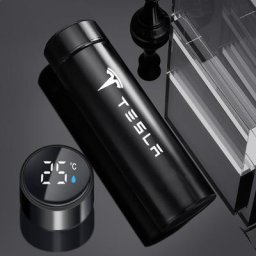 Bouteille thermos intelligente portable avec affichage de la température pour voiture tasse pour