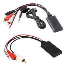 Adaptateur émetteur-récepteur 2RCA Aux compatible Bluetooth 5.0 avec micro XXFF