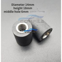 Poulie de courroie à rouleau de pincement pour magnétophone lecteur audio 2 pièces