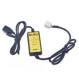 Adaptateur USB pour voiture interface audio MP3 câble de données SD AUX changeur de CD virtuel