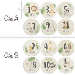 Cartes de naissance pour bébé cadeau de photographie pour nouveau-né 6 paquets